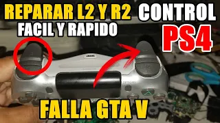 Tutoriales - Como Reparar los Botones L2 y R2 en un Control de PS4 (DUALSHOCK 4) - Falla GTA V y Mas