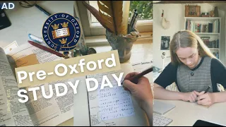 Studying for the new year (English at Oxford)