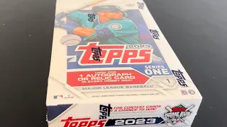 🚨BIGGEST HIT OF OUR LIVES!🚨 2023 Topps Series 1 Hobby Box - HUGE AUTO PULL