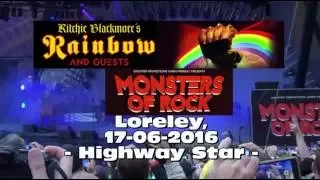 Monsters of Rock Loreley 2016 - Rainbow - Highway Star