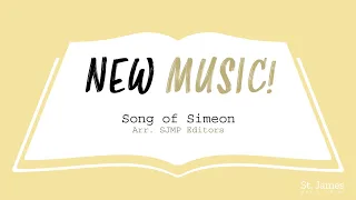 NEW MUSIC | Song of Simeon