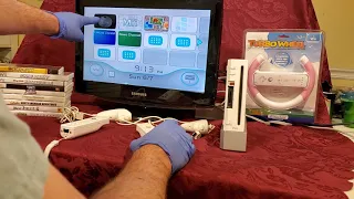 Nintendo Wii RVL-001 Gaming System Demo