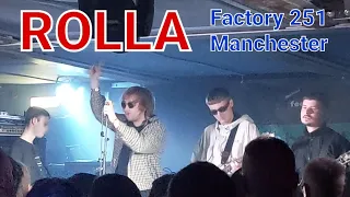ROLLA band - No Violence - live at Factory 251, Manchester - Shaun Ryder support act - 07/10/22