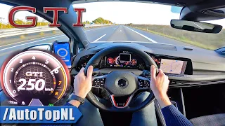 2021 VW Golf GTI MK8 TOP SPEED on AUTOBAHN [NO SPEED LIMIT] by AutoTopNL