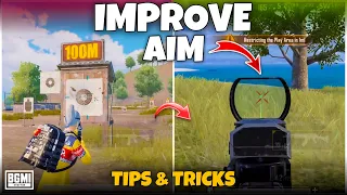 HOW TO IMPROVE AIM IN CLOSE RANGE FIGHTS FOR AUTO HEADSHOT🔥BEST TIPS AND TRICK IN BGMI/PUBGM