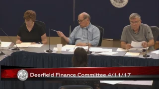 Deerfield Finance Committee - April 11, 2017