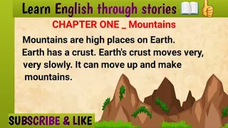 Learn English Through Stories 🔥 || Mountains  || A Very Interesting Story