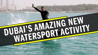 Try out Dubai's thrilling eFoiling surfing experience