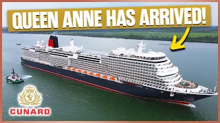 Cunard | Queen Anne's Maiden Arrival to Southampton