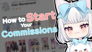 How to Open Art Commissions as a BEGINNER