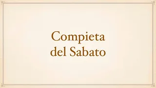 Sabato Compieta