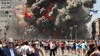 Happened 5 Minutes Ago! Ukrainian War Drones Attack Russia's Largest City Until It's Destroyed