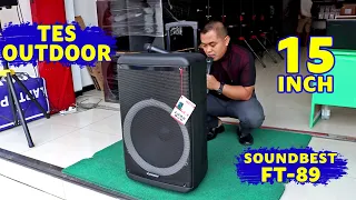 Speaker Soundbest FT89 15inc suara mantap buat OUTDOOR