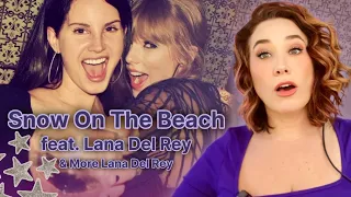 "...is that really LANA??" vocal coach reacts SNOW ON THE BEACH Taylor Swift & Lana Del Rey