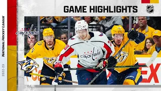 Capitals @ Predators 10/29 | NHL Highlights 2022