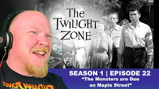 THE TWILIGHT ZONE (1960) | CLASSIC TV REACTION | Season 1 Episode 22 | The Monsters are Due on Maple