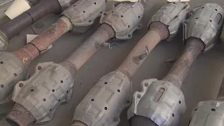What's being done to stop catalytic converter thefts?