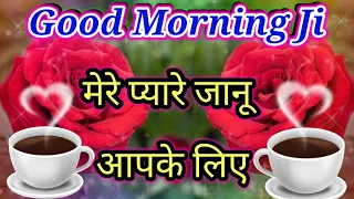 प्यारे जानू आपके लिए💞New good morning video💞Best good morning shayari💞Latest hindi shayari video💞