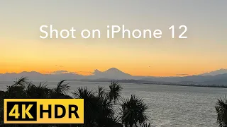 iPhone 12 4K HDR Dolby Vision 30fps video, shot in Enoshima Island