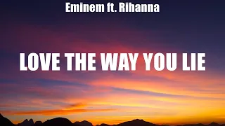 Eminem ft. Rihanna ~ Love the way you lie # lyrics # Ed Sheeran, Rihanna, Tones And I