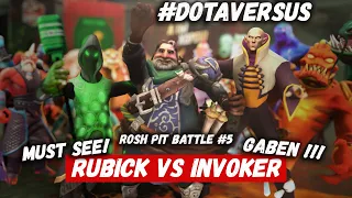 ROSH PIT BATTLE #5 | RUBICK vs INVOKER | DOTA VERSUS RAP BATTLE