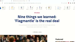AFL Confirmed 'Flagmantle' Is The Real Deal