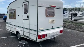 2003 Abbey Iona caravan with inflatable awning tel 0211281570