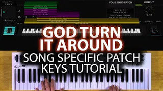 God Turn It Around MainStage patch keyboard tutorial- Church of the City