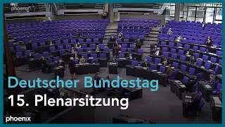 15. Sitzung des Deutschen Bundestages, u.a. Regierungserklärung von Wirtschaftsminister Habeck