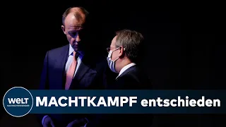 CDU-PARTEITAG: Laschet zum Vorsitzenden gewählt - Merz kämpft mit Brechstange um Kabinettsposten
