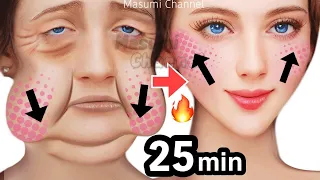 25min🔥 Face Lifting Exercises For Beginners! Reduce Jowls, Laugh Lines, Double Chin, Wrinkles🔥