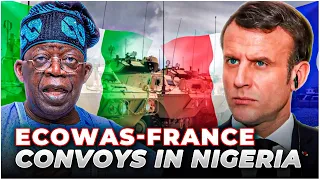 France And Ecowas Armoured Vehicle Land In Nigerian Port As They Move To Invade Niger.