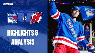 Filip Chytil Scores Game-Winner in Overtime vs Devils | New York Rangers