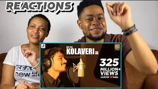 African Couple Reacts To 3 - WHY THIS KOLAVERI DI!! | Official Video | Dhanush, Anirudh |Love It😍