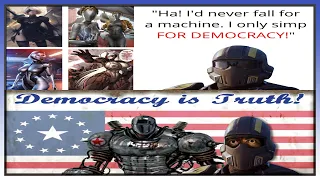 Helldivers Meet Liberty Prime! (Helldivers/Fallout Meme)