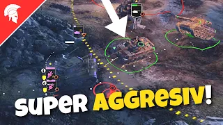 Company of Heroes 3 - SUPER AGGRESIV! - US Forces Gameplay - 4vs4 Multiplayer - No Commentary