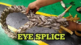 Cara Mudah Buat Mata Tali 4 Cabang | Eye Splice