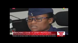 POLICE FAIL TO ENSURE COVID 19  SAFETY PROTOCOLS AFTER ARREST OF 97 CULPABLE PERSONS