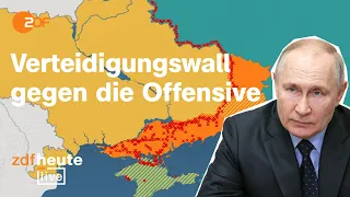 Putins "Drachenzähne" gegen die ukrainische Frühjahrsoffensive I ZDFheute live