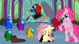 Among Us Animation vs. Pinky Pie & Fluttershy (Elements Of Insanity V2 Shed) EP.67