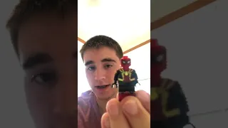 Lego Tom Holland integrated suit Spider-Man custom figure review