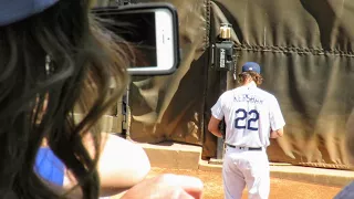 Clayton Kershaw Pregame Warm-ups Today 9-24-2017