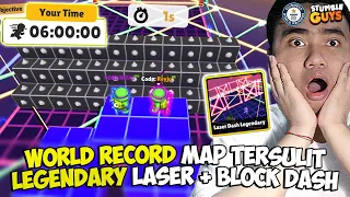 AKHIRNYA AKU BERHASIL WORLD RECORD DI MAP LEGENDARY LASER DASH TERSULIT DI STUMBLE GUYS?!