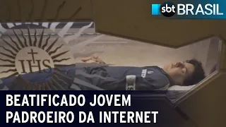 Jovem conhecido como "padroeiro da internet" é beatificado | SBT Brasil (10/10/20)