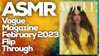 ASMR Vogue magazine February 2023 flip through, StevenAntonyASMR