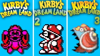 Kirby Dream Land Trilogy - All Bosses