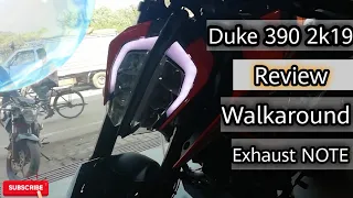 KTM DUKE 390 ABS 2K19 | REVIEW VIDEO | WALKAROUND | EXHAUST NOTE