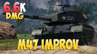 M47 Improv - 7 Kills 6.6K DMG - Basic! - World Of Tanks