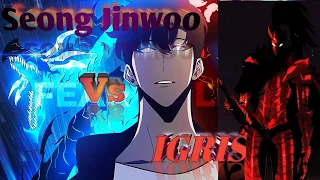 solo leveling❗sung jin woo Vs igris [MMV-AMV]