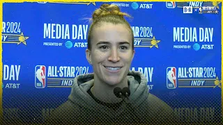 Sabrina Ionescu Explains Decision to Shoot from NBA 3PT Line vs. Steph Curry